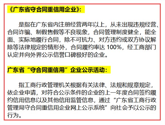 原來(lái)守合同重信用企業(yè)是這個(gè)意思，你知道嗎？