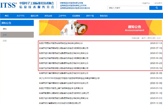 都公示這么多了，你還不知道ITSS現(xiàn)在可以申報認證或年審？