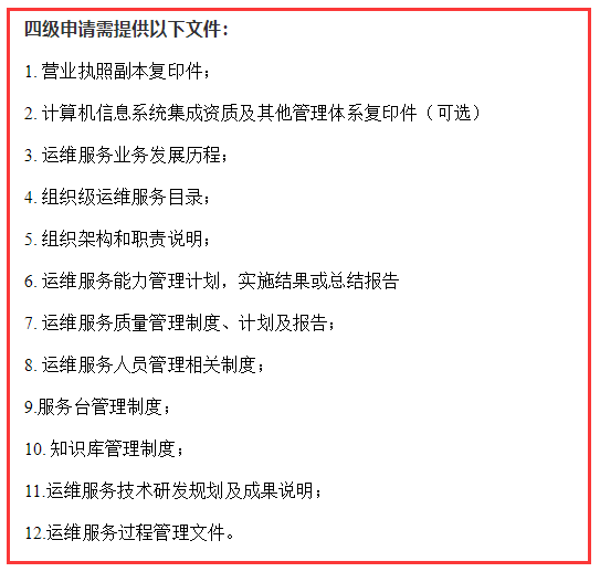 深圳企業(yè)做ITSS認(rèn)證需提供這12項(xiàng)資料，否則不予通過！