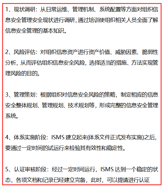 做信息安全管理體系認(rèn)證，需經(jīng)歷這5個階段！卓航老師提醒