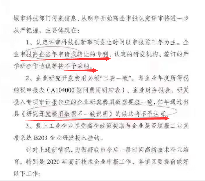 重要通知！明年申報國高的企業(yè)當年申請的知識產(chǎn)權(quán)不予認定！